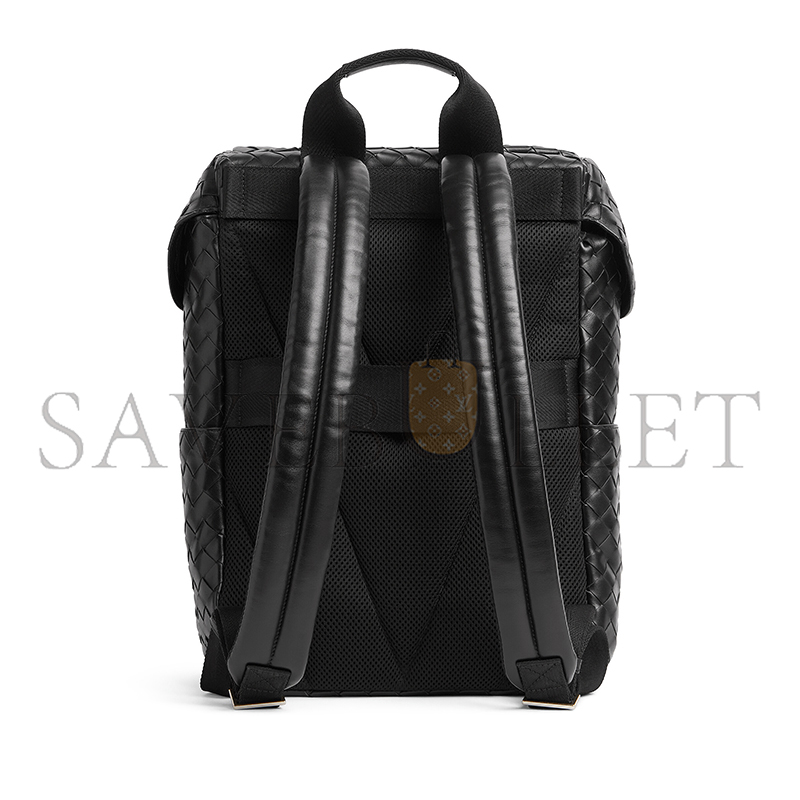 b0tt*ga Ven*ta intrecciato flap backpack 766580v2hl28803 (38*26*15cm)